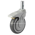 Medical Caster Stem mit Bremstyp TPR Caster